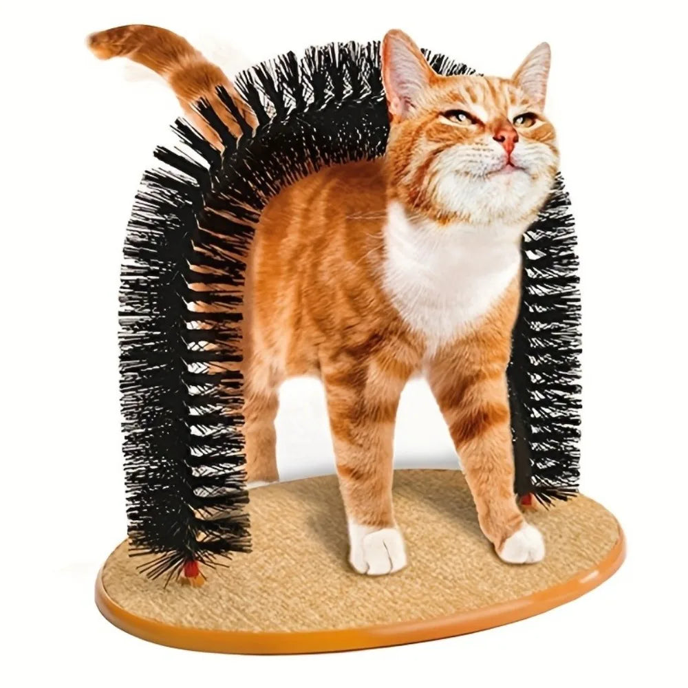 Katzen-Selbstpflege Wandbürste Kratzbogen Spielzeug